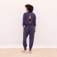 Yoga-Shirt 3/4 Frida nightblue - Onesize - YOGISHOP