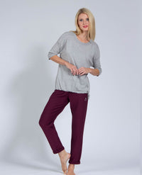 Yoga Shirt Sara - grey - YOGISHOP