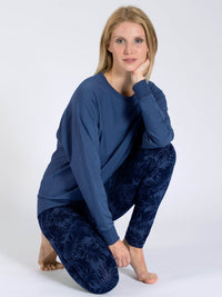 Sweater Anna - blau - YOGISHOP