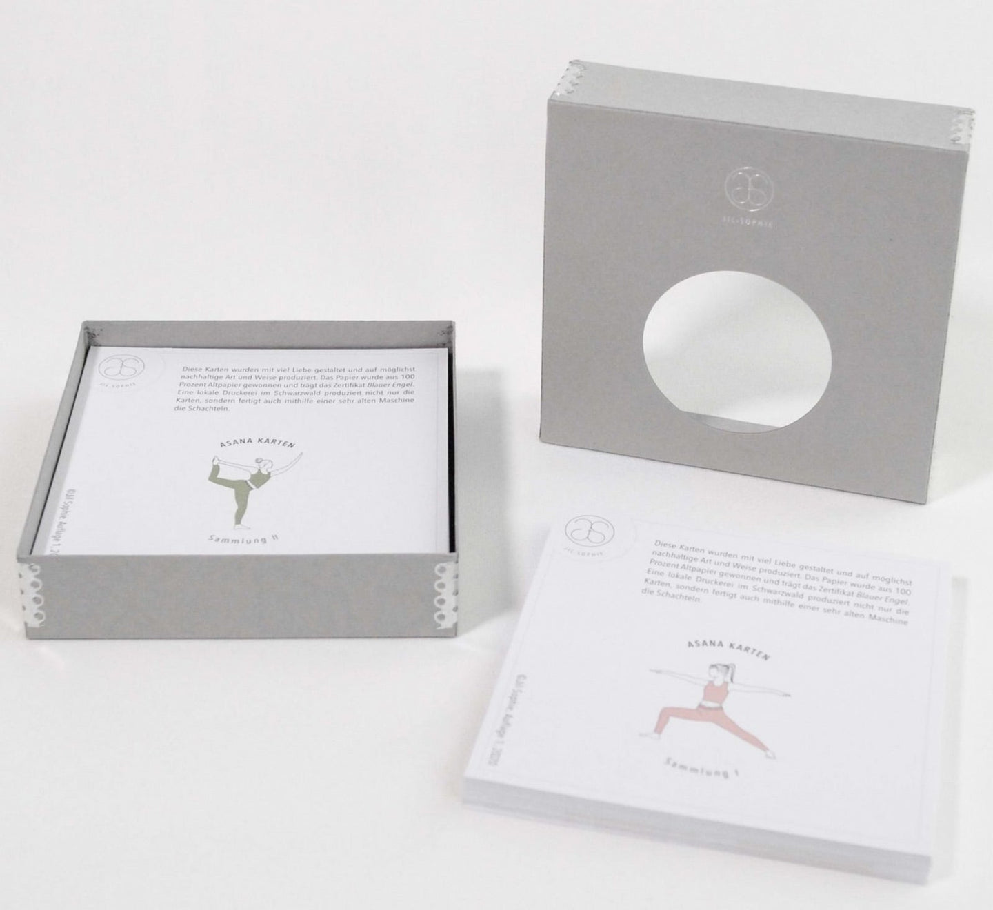 Asanakarten Sammlung 1 und 2 mit Box - YOGISHOP