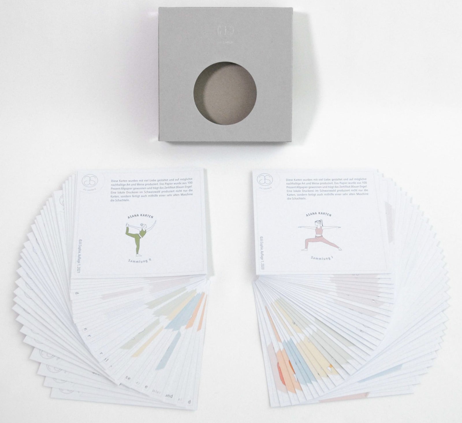 Asanakarten Sammlung 1 und 2 mit Box - YOGISHOP