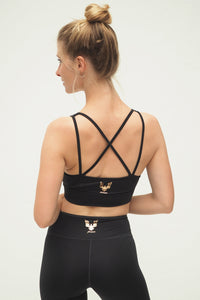 Yoga-Bra Rami - anthracite - YOGISHOP