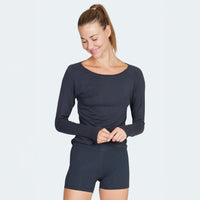 Cosy Longsleeve Amun - anthracite - YOGISHOP