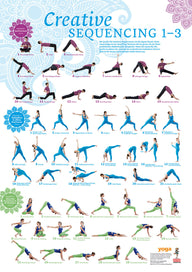 Creative Sequencing 1-3 Poster von Yoga Aktuell - YOGISHOP