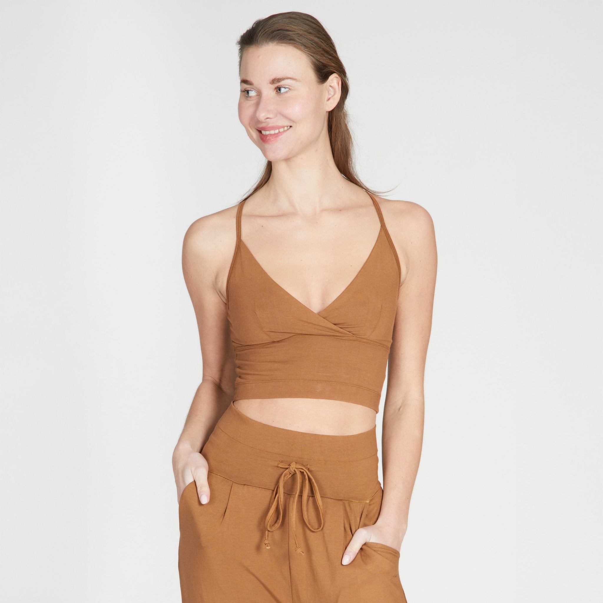 Crop-Top Love - maroon - YOGISHOP