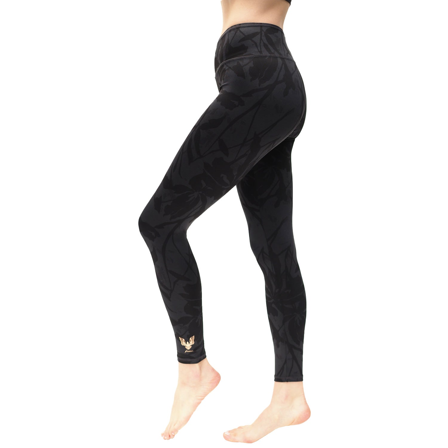 Yoga-Leggings Ganga 7/8 - anthracite - YOGISHOP