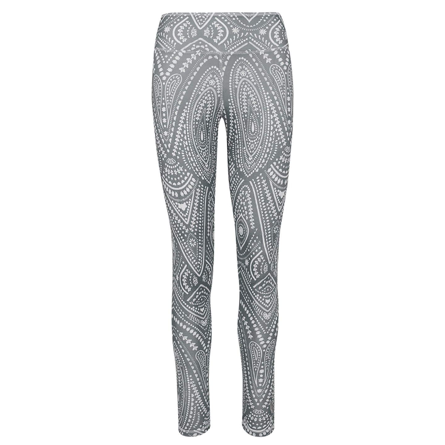 Yoga-Leggings Ganga 7/8 - mandala grey - YOGISHOP