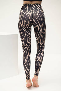 Yoga-Leggings Ganga 7/8 - wild skin - YOGISHOP