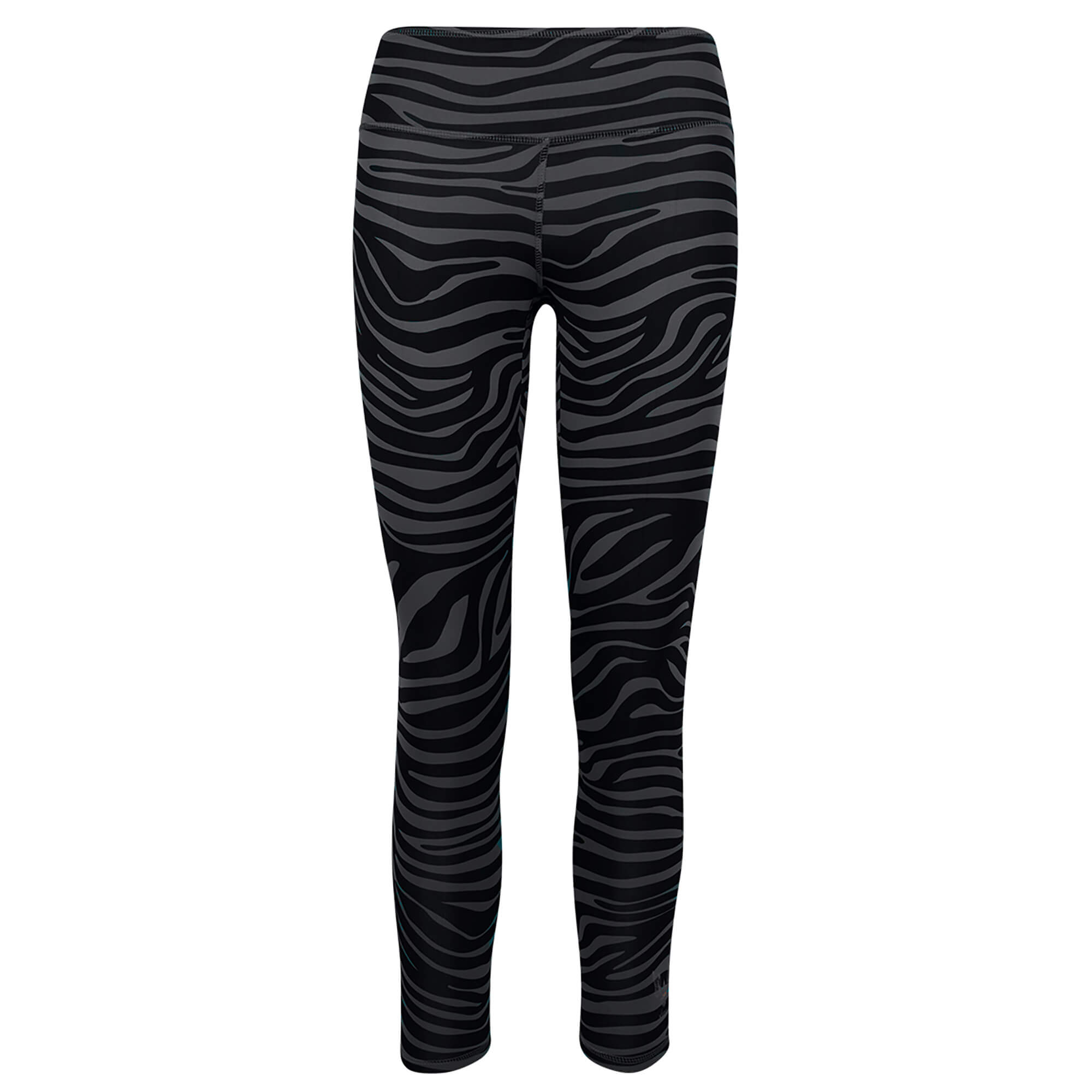 Yoga-Leggings Ganga 7/8 - zebra anthracite - YOGISHOP