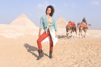 Yoga-Leggings Leona - cinnamon - YOGISHOP