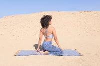 Yoga-Leggings Leela - bluegrey - YOGISHOP