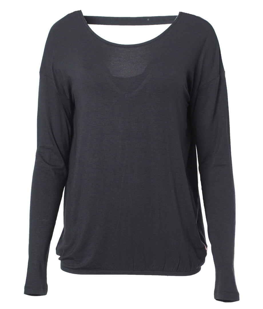 Yoga Longsleeve-Top "Aruna" - anthracite - YOGISHOP