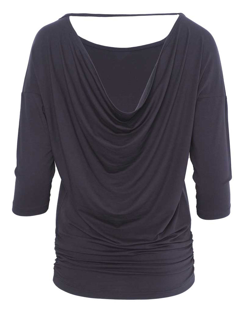 Yoga Longsleeve-Top Shula - anthracite - YOGISHOP