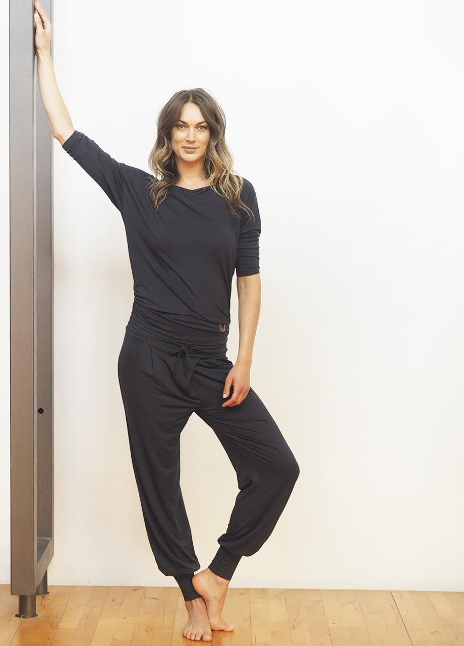 Yoga Longsleeve-Top Shula - anthracite - YOGISHOP