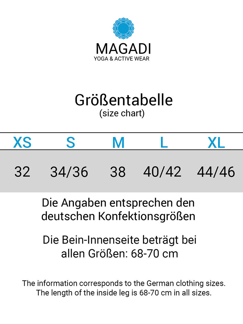 Yogahose Naomi - Blue Grey, aus Naturmaterial - YOGISHOP