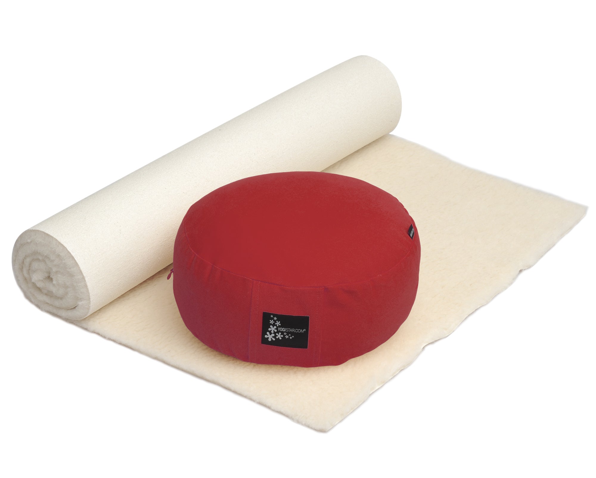 Yoga-Set Comfort Edition - Meditation natur 100 x 200 cm - YOGISHOP