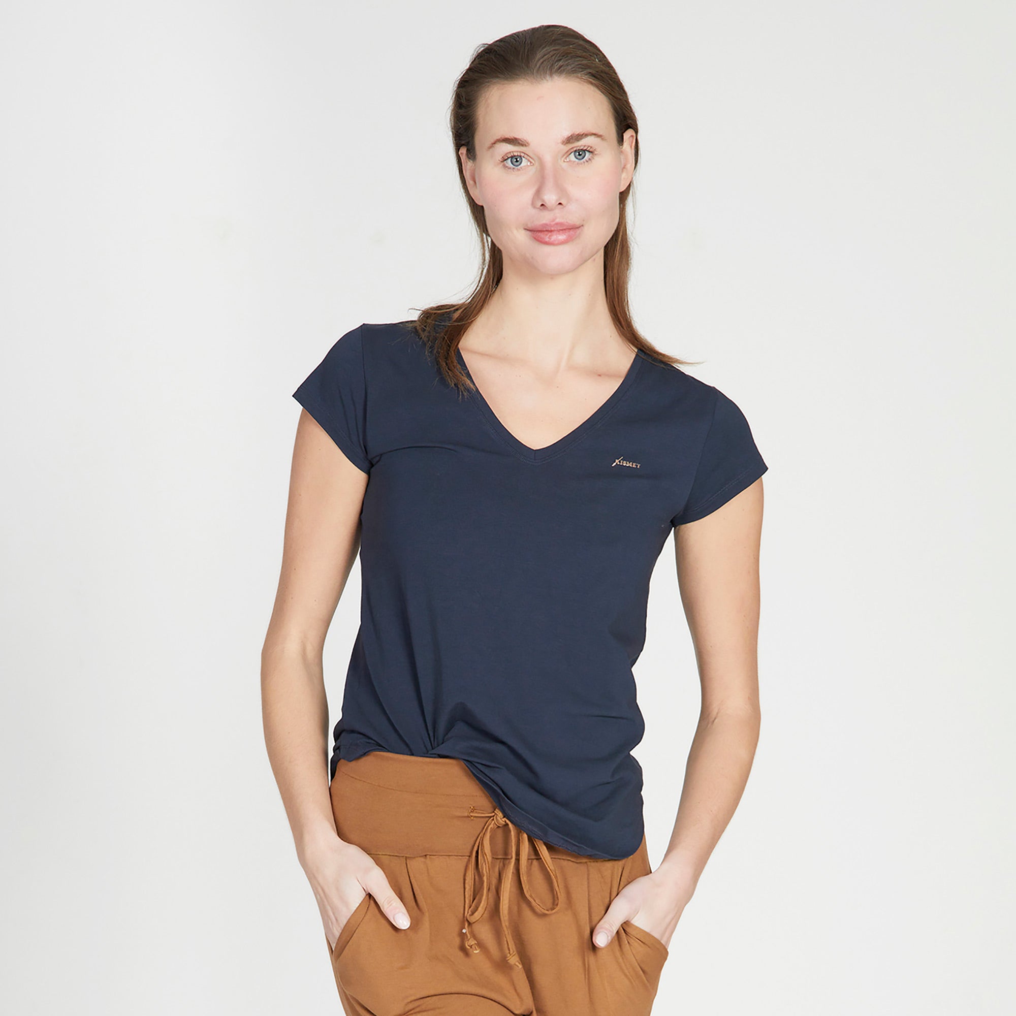 Yoga-Tee Perfect - anthracite - YOGISHOP