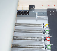 Pilates Reformer Ahorn "Short Leg" (inkl. Sitting Box und Jump Board) - creme - YOGISHOP