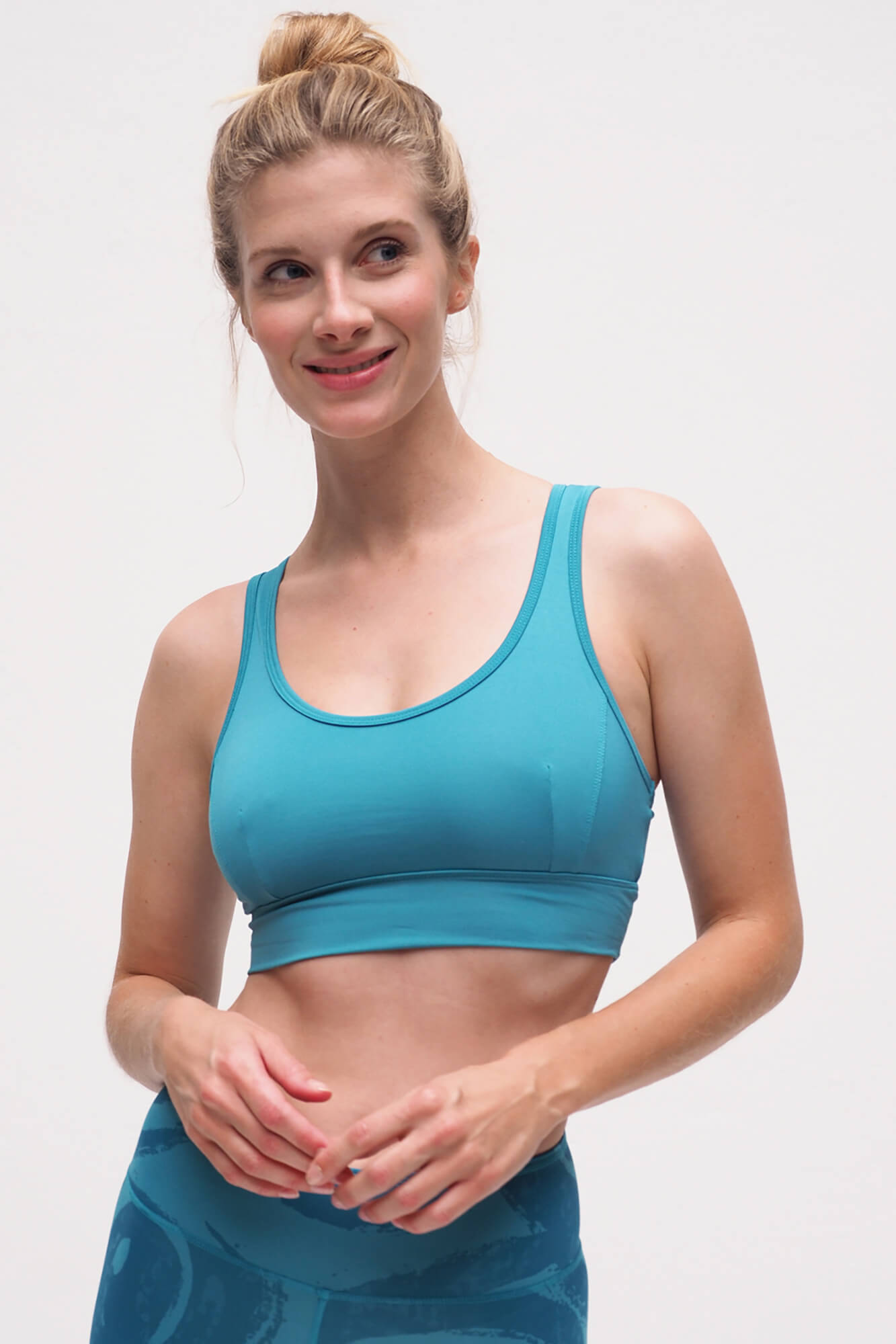 Yoga-Bra Rami - turquoise - YOGISHOP