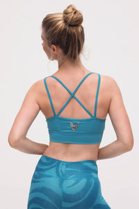 Yoga-Bra Rami - turquoise - YOGISHOP