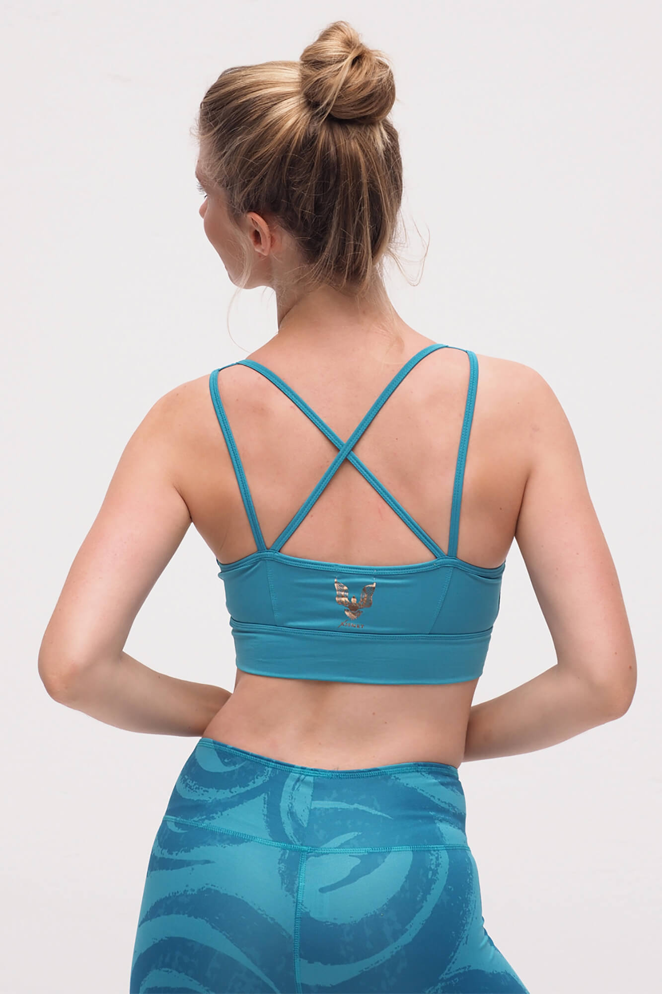 Yoga-Bra Rami - turquoise - YOGISHOP