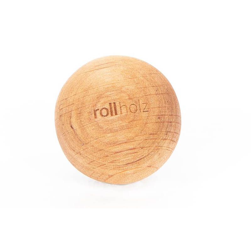 rollholz Faszienkugel - Massage-Kugel aus Erle - YOGISHOP