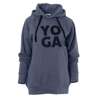 Yoga-Hoodie Rudra - blue marl - YOGISHOP