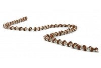 Mala-Kette aus Rudraksha mit Silberkäppchen - YOGISHOP