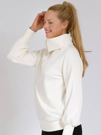 Sweat-Troyer Nora - Off White - YOGISHOP