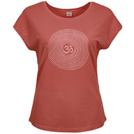 T-Shirt Om tencel - cinnamon - YOGISHOP