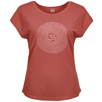 T-Shirt Om tencel - cinnamon - YOGISHOP