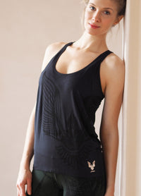 Yoga-Tank-Top Aja Logo - anthracite - YOGISHOP