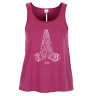 Yoga-Top Alaska Give - berry - YOGISHOP