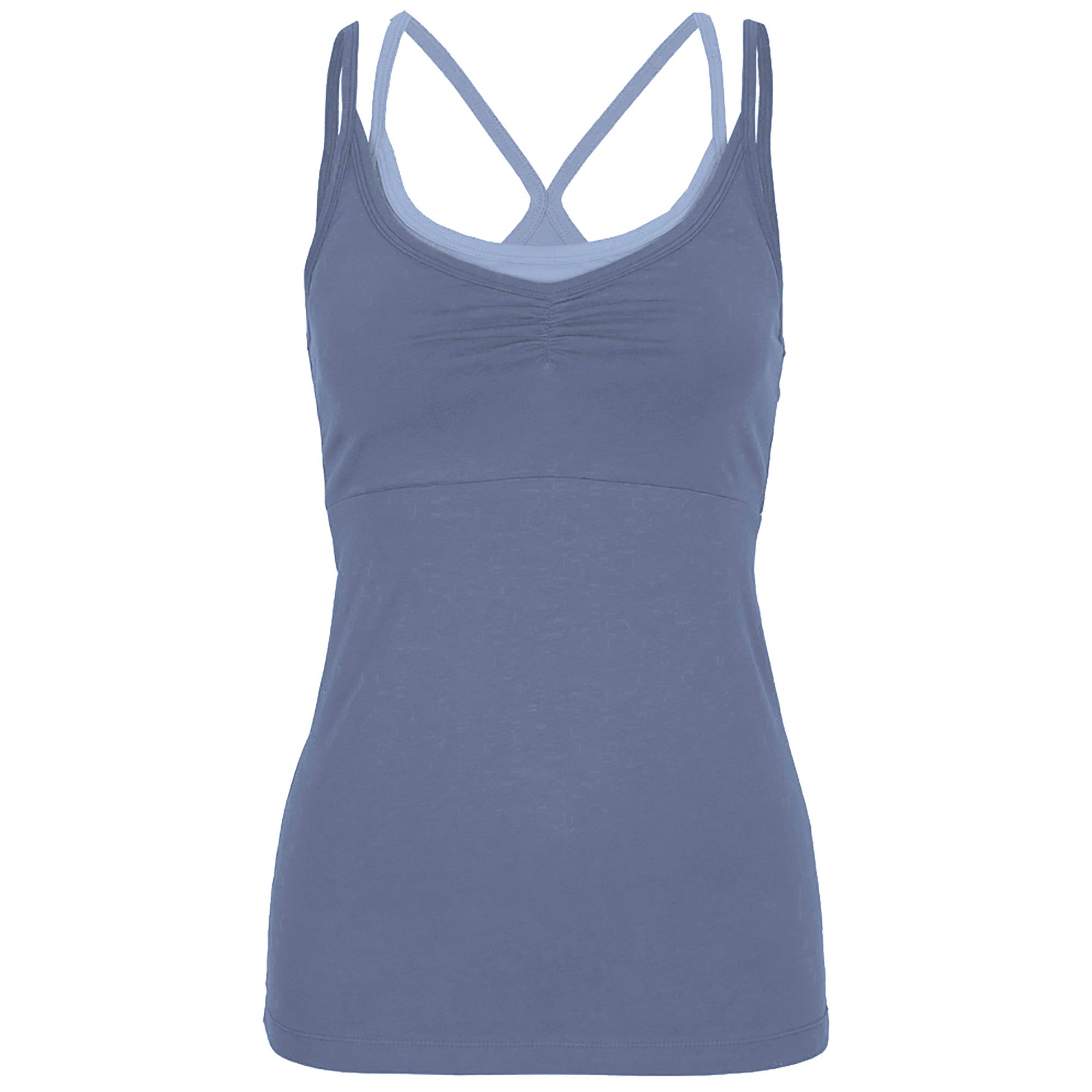 Yoga-Top Sofia - bluegrey - YOGISHOP