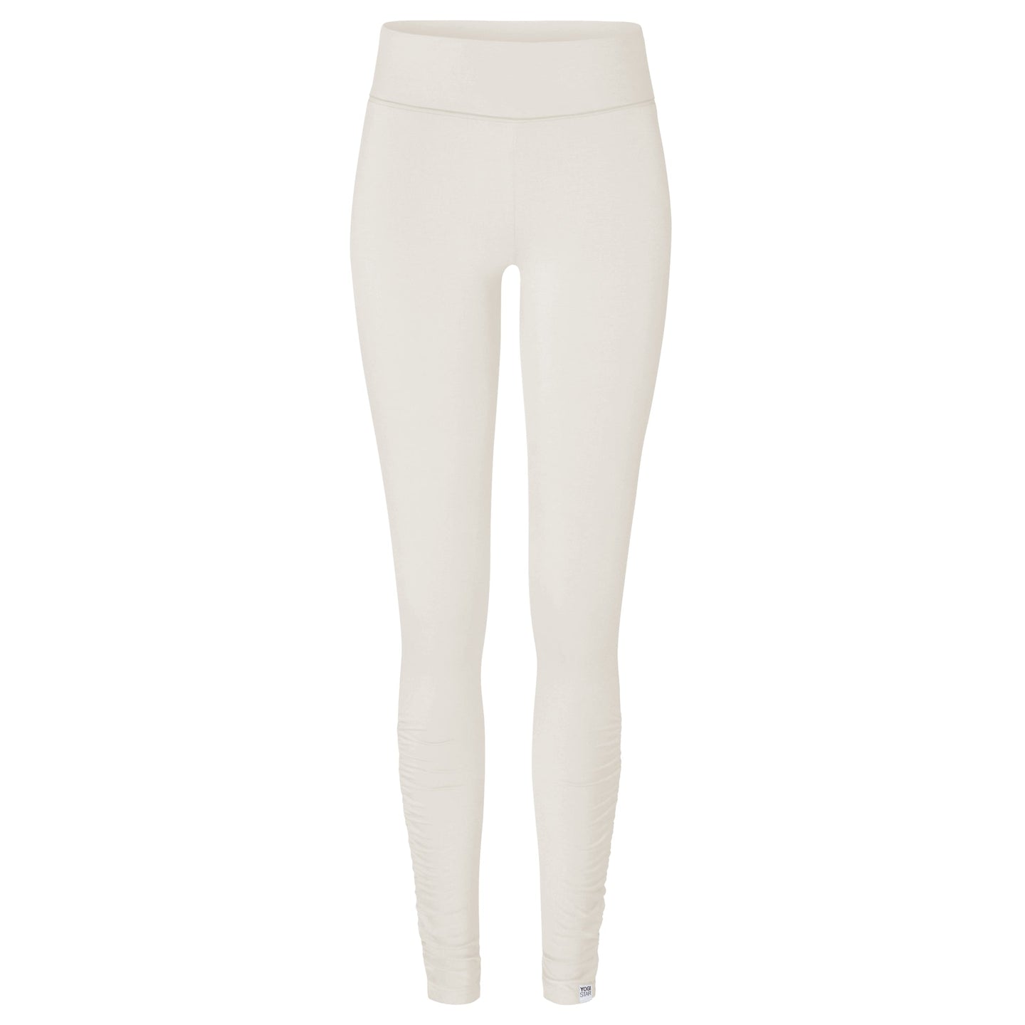 Yoga-Leggings rolldown "ala" - ivory - YOGISHOP