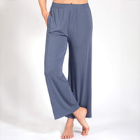Yogahose Naomi - Blue Grey, aus Naturmaterial - YOGISHOP