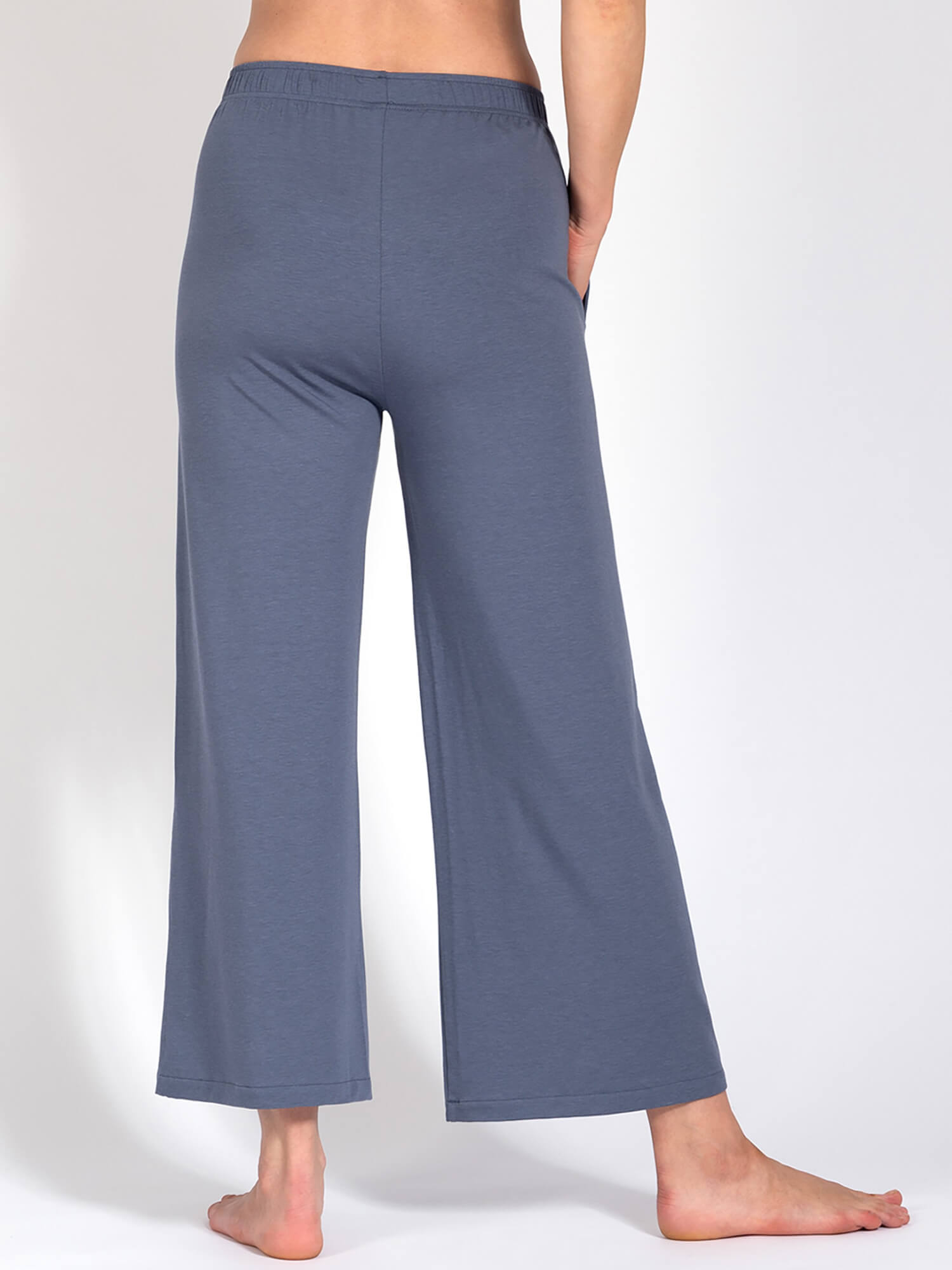 Yogahose Naomi - Blue Grey, aus Naturmaterial - YOGISHOP