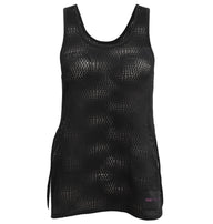 Yoga-Mesh-Top "Roma" - black - YOGISHOP