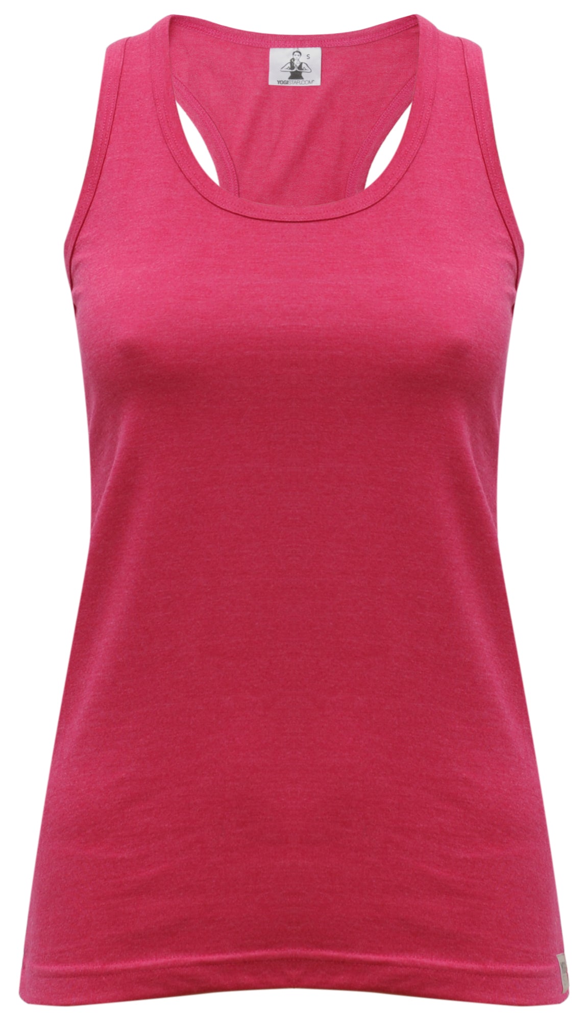 Yoga-Racerback-Top "uni" - bright rose - YOGISHOP
