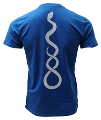 Yoga-T-Shirt "Kundalini" - men - blue - YOGISHOP