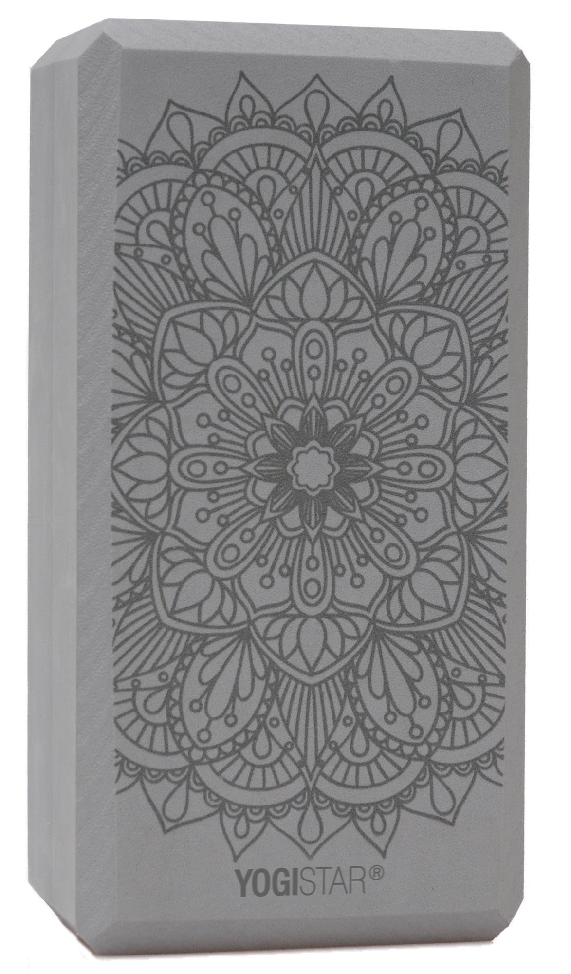 Yogablock yogiblock® basic - art collection - lotus mandala - graphite - YOGISHOP