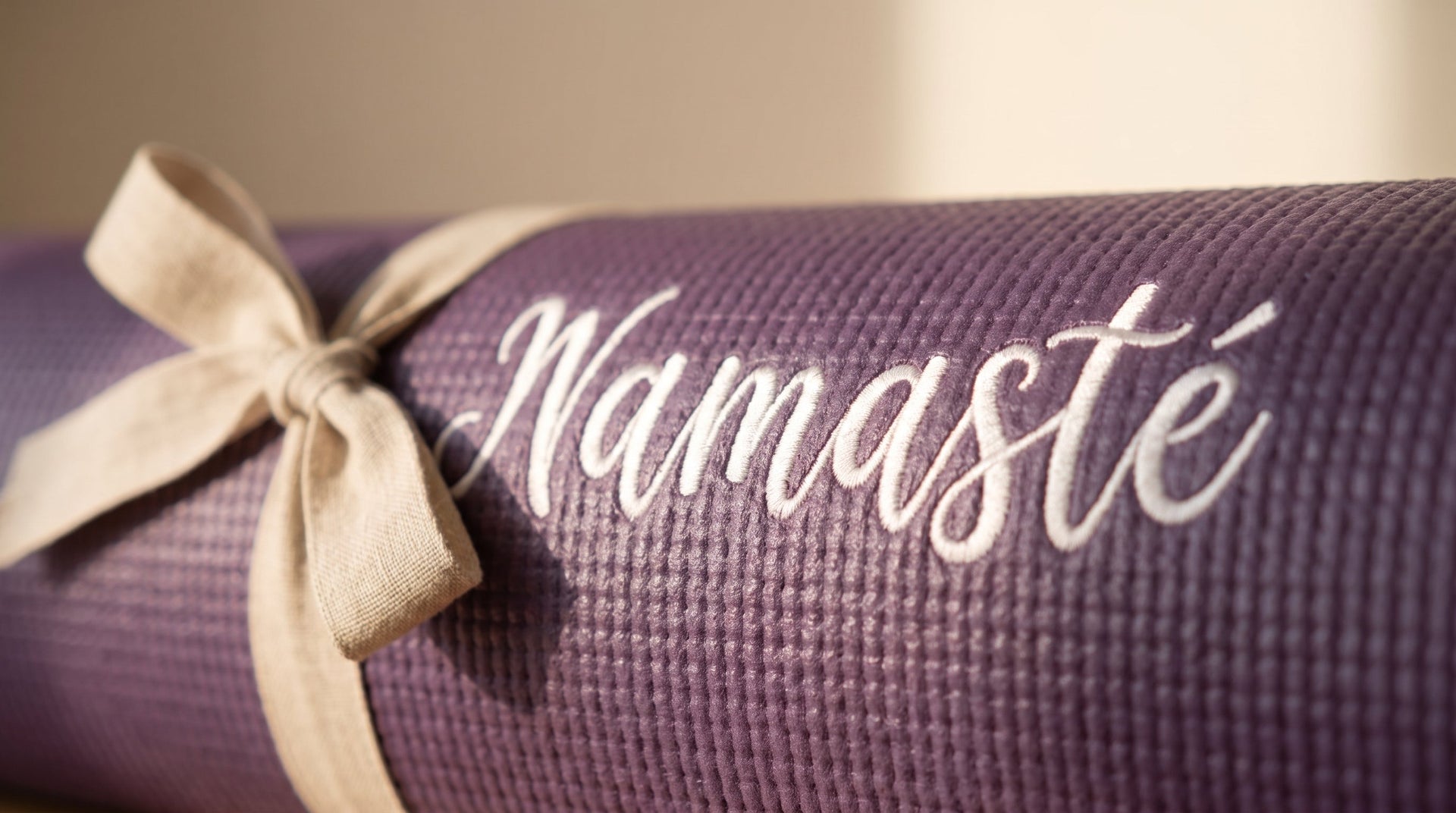 Personalisierte Yogamatten mit Bestickung