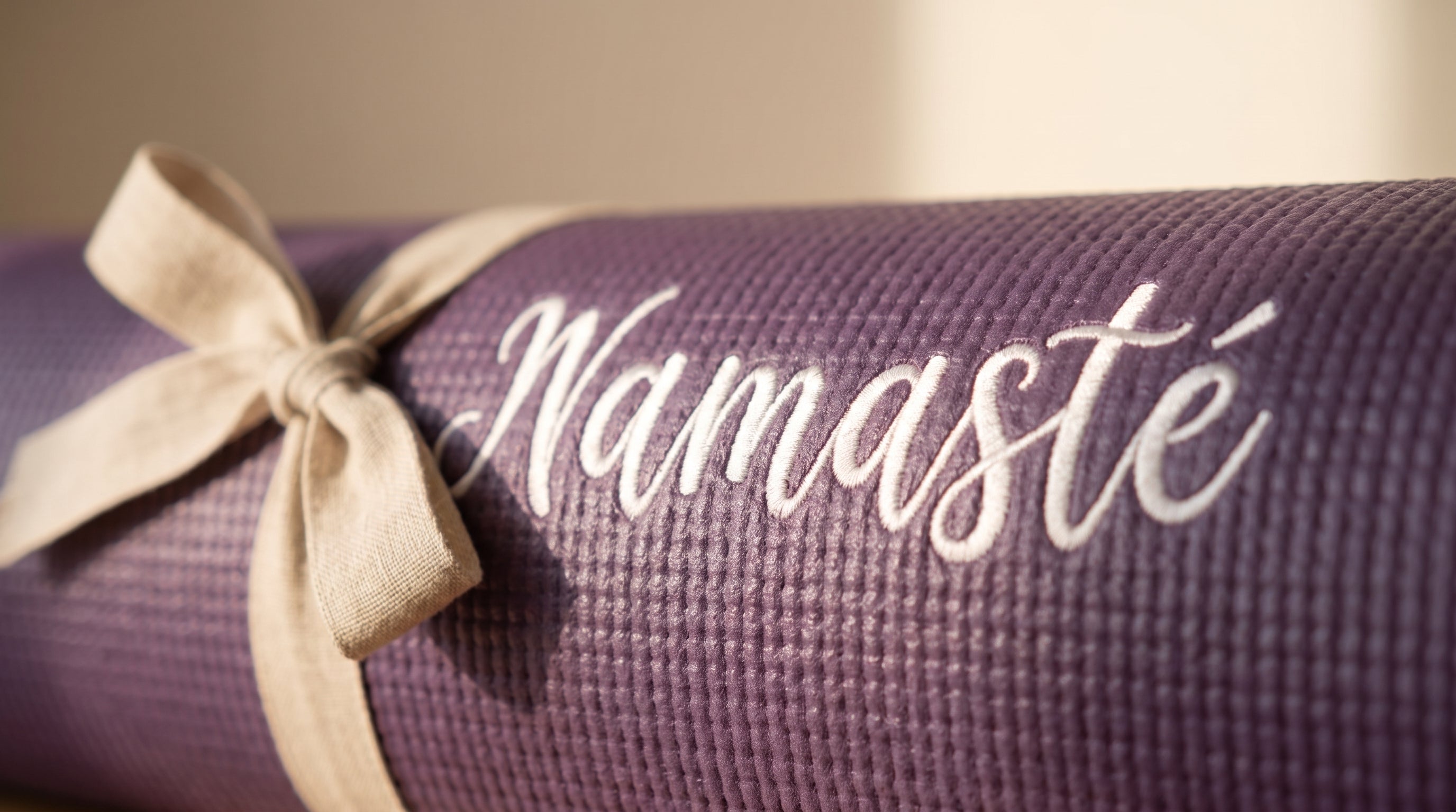 Personalisierte Yogamatten mit Bestickung