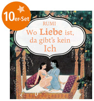 10er-Set Mini-Heft "Wo Liebe ist, da gibts kein Ich" von Rumi - YOGISHOP
