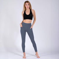 Yoga-Leggings Amalia - blue grey - YOGISHOP