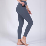 Yoga-Leggings Amalia - blue grey - YOGISHOP