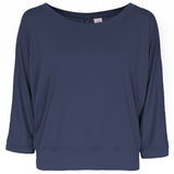 Yoga-Shirt 3/4 Frida nightblue - Onesize - YOGISHOP