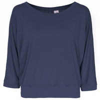 Yoga-Shirt 3/4 Frida nightblue - Onesize - YOGISHOP