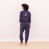 Yoga-Shirt 3/4 Frida nightblue - Onesize