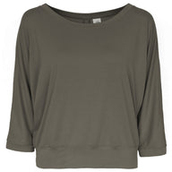 Yoga shirt 3/4 Frida olive - Onesize
